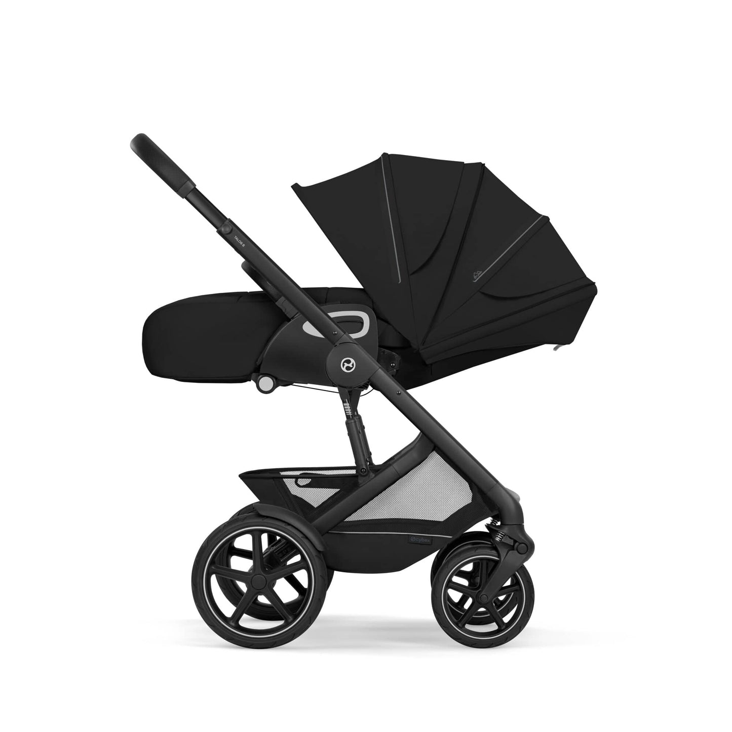 Cybex Talos S Lux & Fold Carrycot Accessory Bundle - Black/Moon Black (2026)