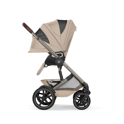 Cybex Talos S Lux & Fold Carrycot Accessory Bundle - Taupe/Almond Beige (2026)