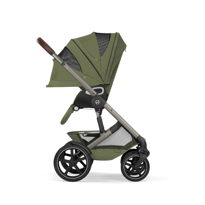 Cybex Talos S Lux with Fold Carrycot - Taupe/Moss Green (2026)
