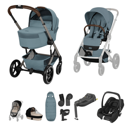 Cybex Balios S Lux (Cabriofix i-Size) Travel System - Stormy Blue (2026)