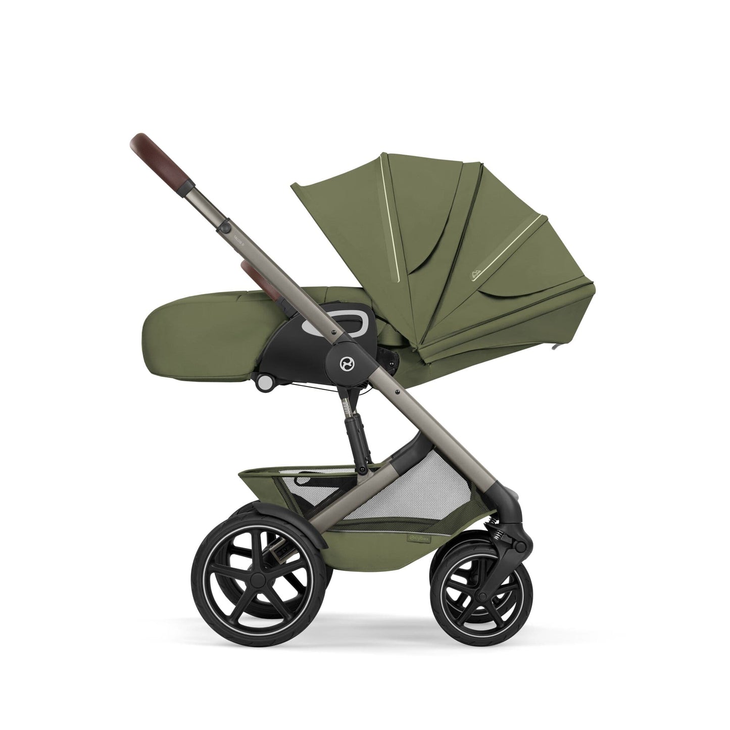 Cybex Talos S Lux (Cloud G3 Plus) Ultimate Travel System - Taupe/Moss Green (2026)