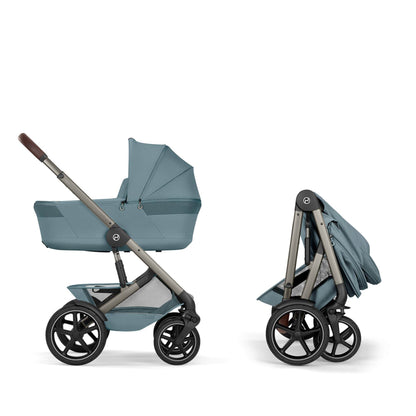 Cybex Talos S Lux (Cloud G3 Plus) Ultimate Travel System - Taupe/Stormy Blue (2026)