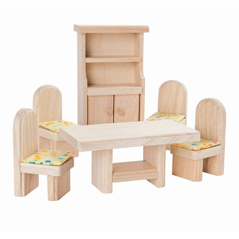 PlanToys Dining Room Classic Doll Furniture Set