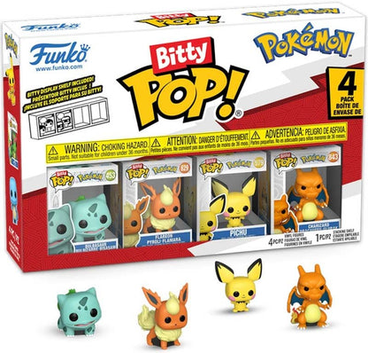 Funko Bitty Pop! Pokémon Bulbasaur 4-Pack