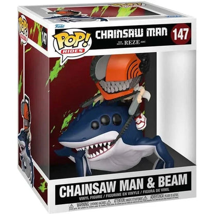 Funko Pop! Ride Deluxe Chainsaw Man – Reze & Beam Vinyl Figure