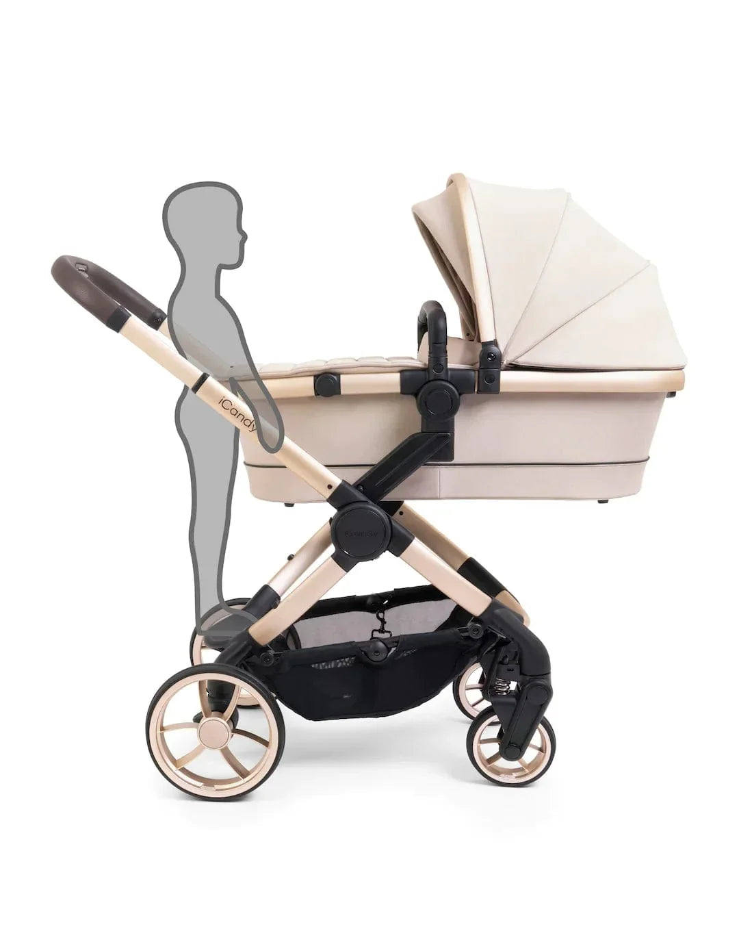 iCandy Peach 7 (Pebble Slide Pro) Travel System - Biscotti