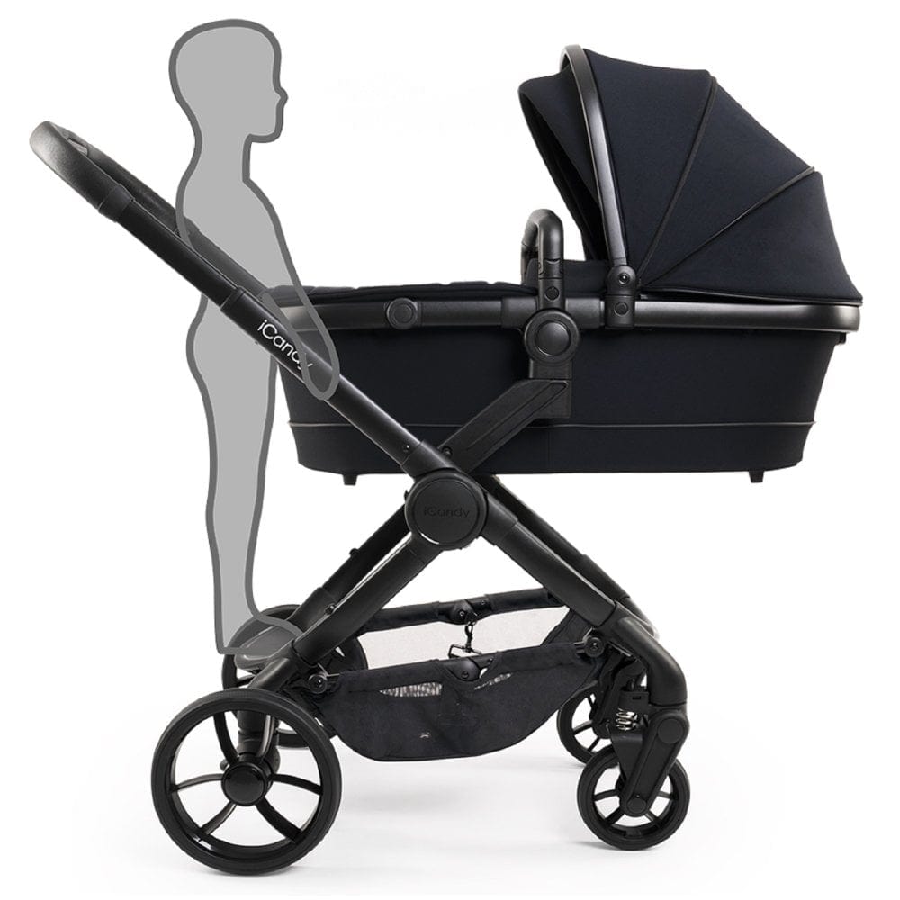 iCandy Peach 7, Pebble 360 PRO 2 Complete Travel System Bundle - Black Edition