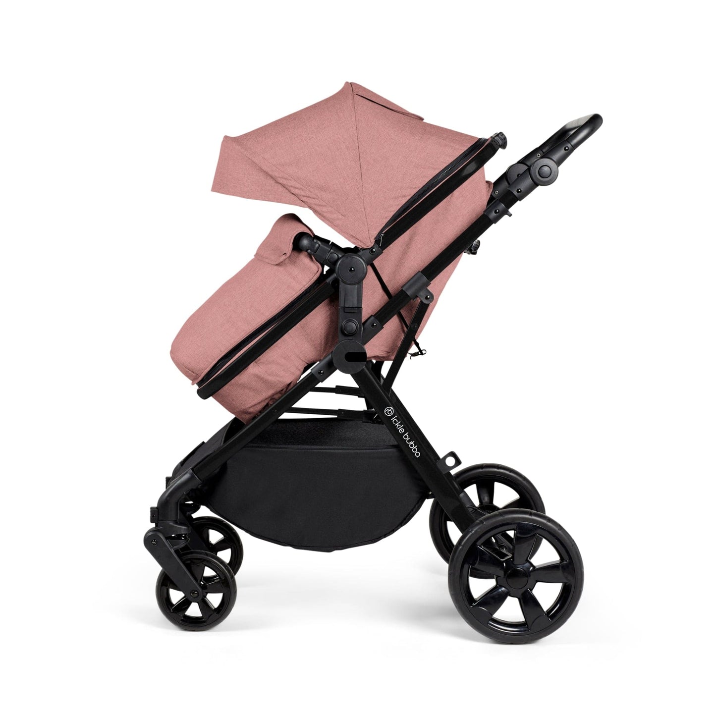 Ickle Bubba Comet 2 in 1 Plus Pushchair - Black / Dusky Pink / Black (Ex-Display)