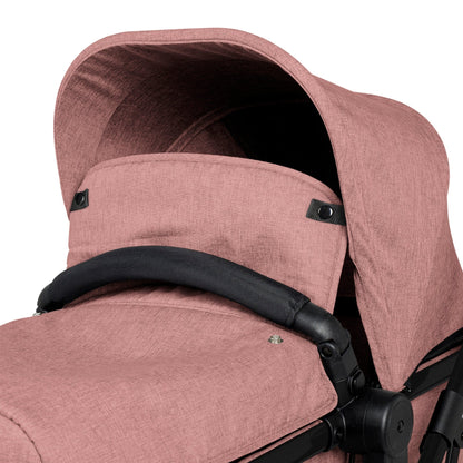 Ickle Bubba Comet 2 in 1 Plus Pushchair - Black / Dusky Pink / Black (Ex-Display)