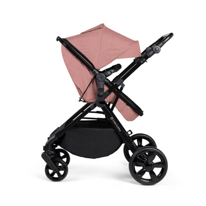 Ickle Bubba Comet 2 in 1 Plus Pushchair - Black / Dusky Pink / Black (Ex-Display)