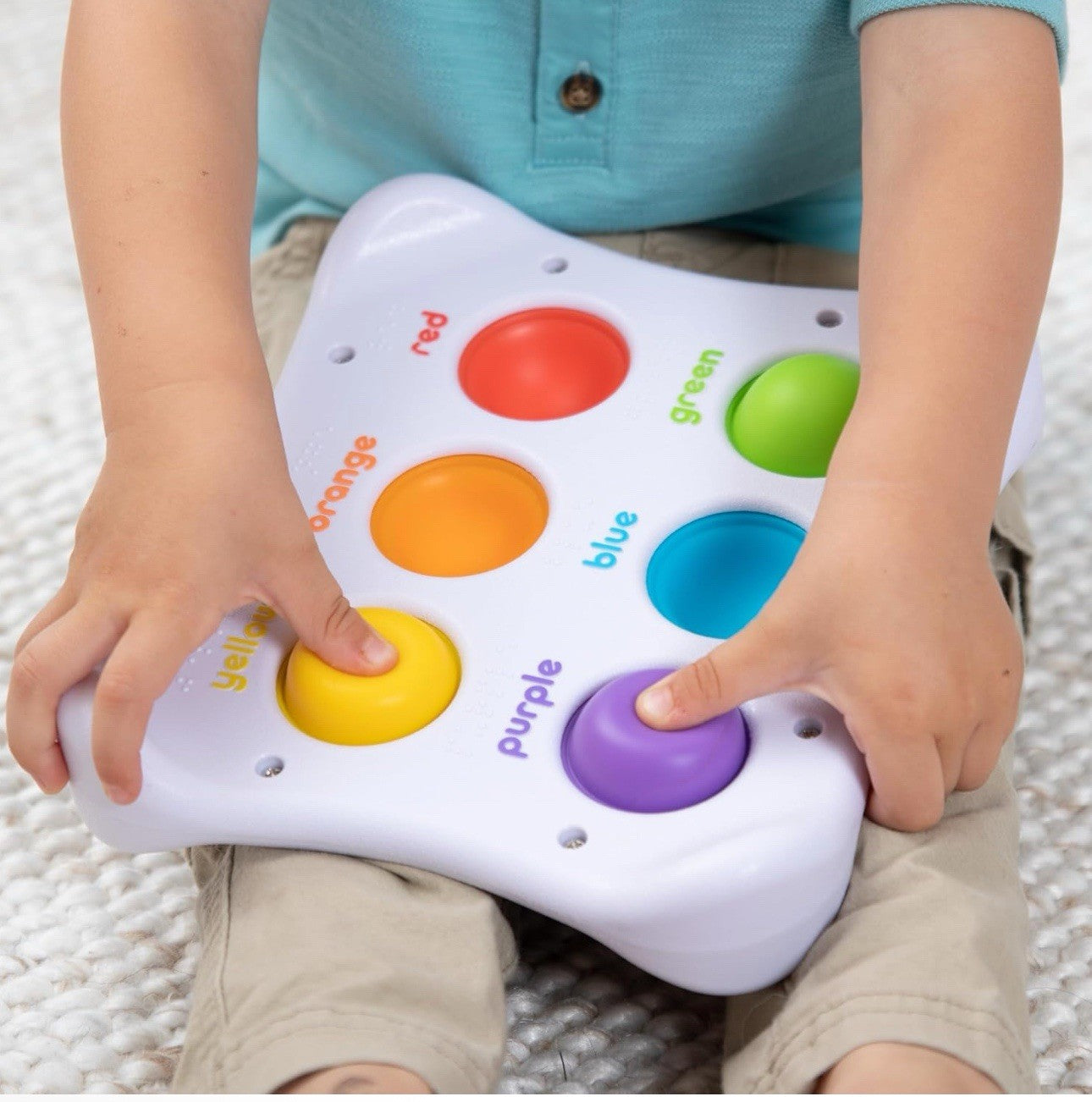 Toys Dimpl – Baby Sensory Toy for 10+ Months | Pop, Press & Explore!