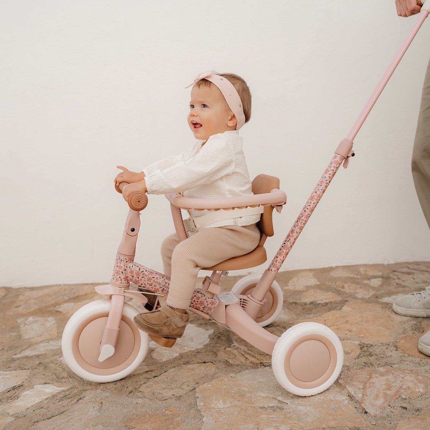 4-in-1 Kids Tricycle with Parent Handle - Adjustable