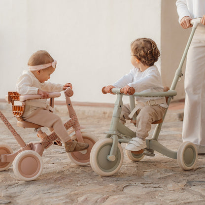 4-in-1 Kids Tricycle with Parent Handle - Adjustable