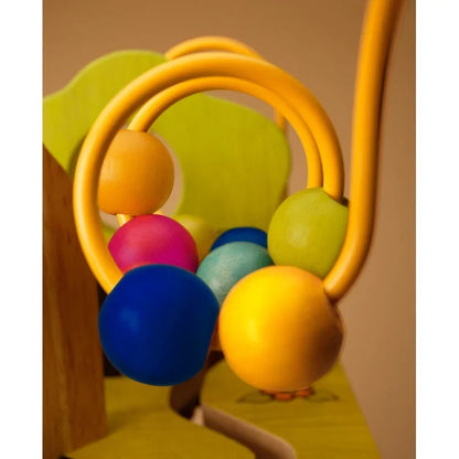 Toys Zany Zoo Wooden Activity Cube Assortment with Bead Maze, Shape Sorter & Learning Activities