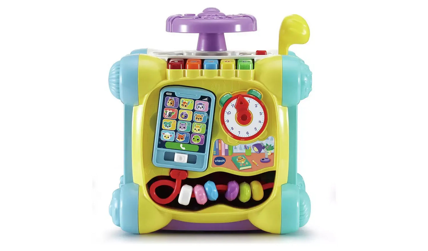 VTech Twist and Play Cube Interactive Activity Toy with Lights, Sounds & Learning Activities