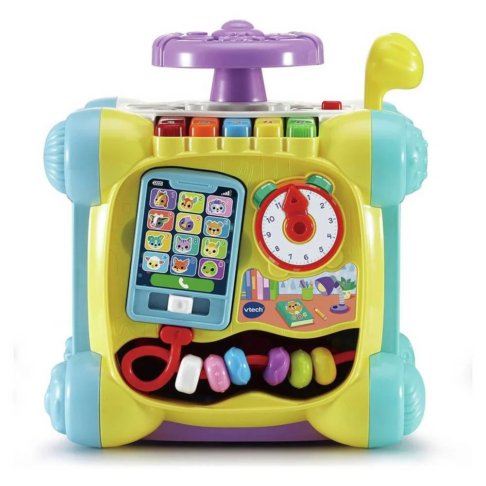 VTech Twist and Play Cube Interactive Activity Toy with Lights, Sounds & Learning Activities