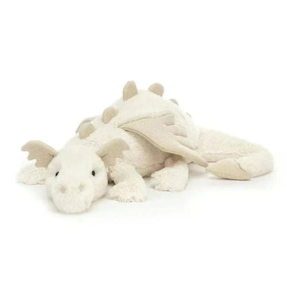 Plush Snow Dragon Soft Toy – 66cm