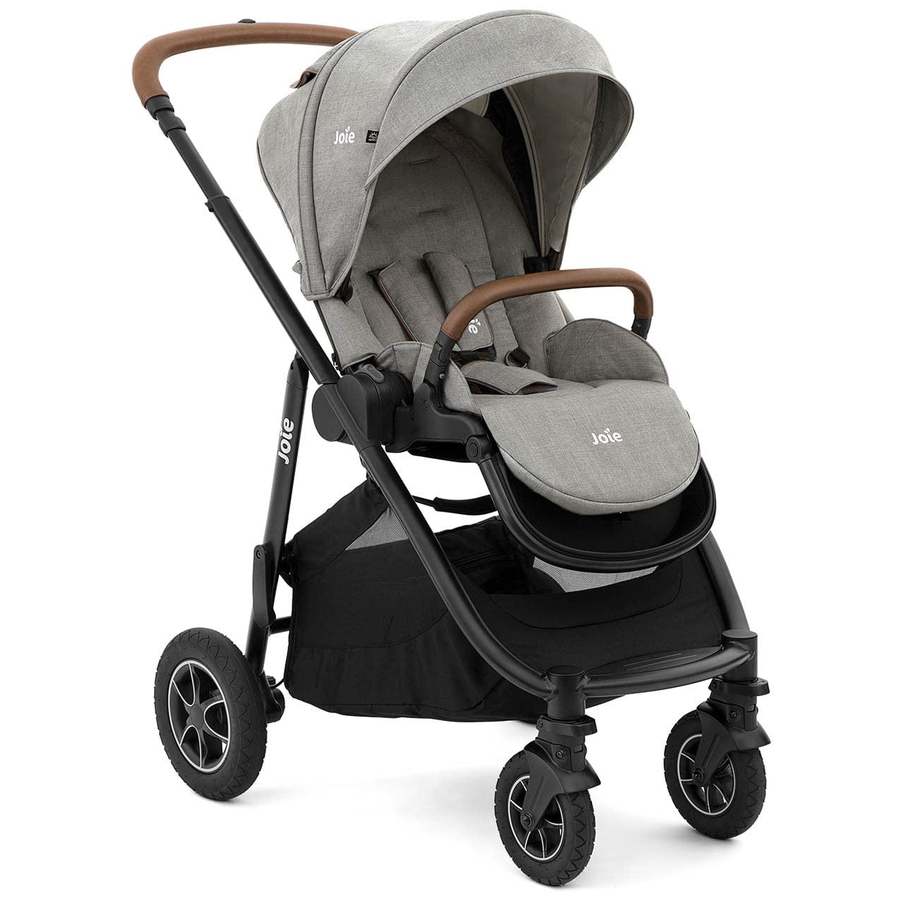 Joie Versatrax with Car Seat - Pebble/Pebble