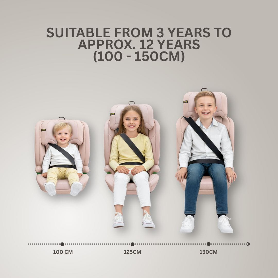 Jovikids Leon Highback Booster Seat - Rosewood