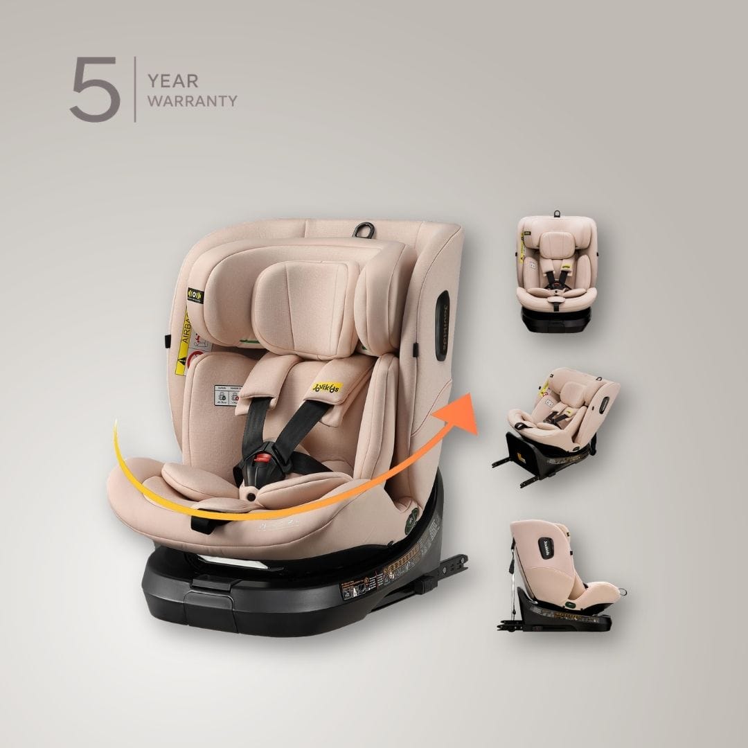 Jovikids Ranger TT i-Size 360 Rotating Car Seat - Rosewood