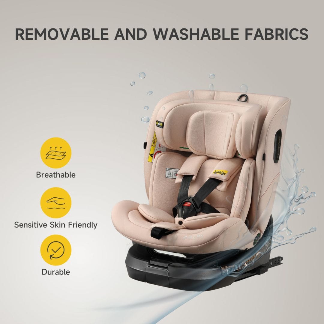 Jovikids Ranger TT i-Size 360 Rotating Car Seat - Rosewood