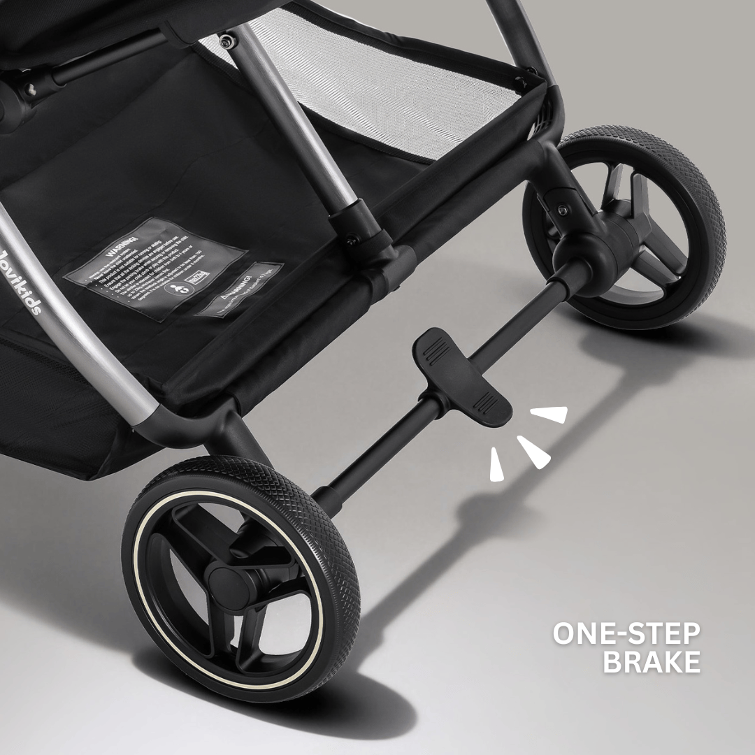 JoviKids Ayla Twin Stroller - Urban Black