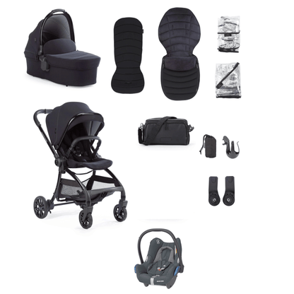 Junior Jones Aylo (Cabriofix) Car Seat Bundle - Rich Black/Graphite
