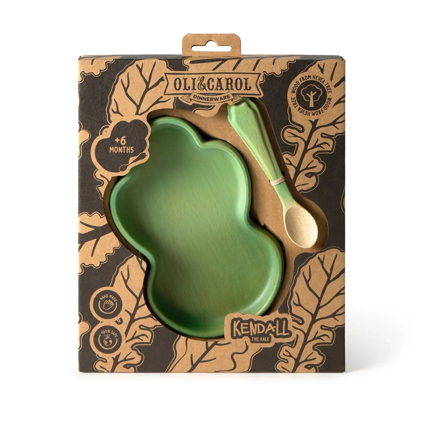 Oli&Carol Kendall the Kale Plate and Spoon Set