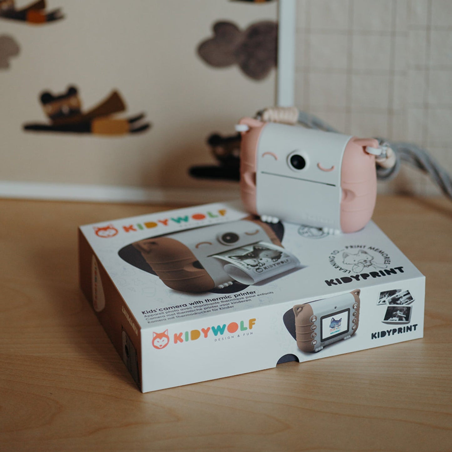 KIDYPRINT Instant Thermal Printing Camera Pink