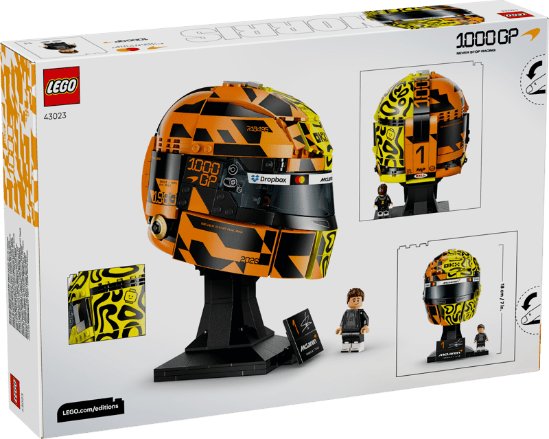 LEGO Speed Champions McLaren F1 Lando Norris Helmet Building Set