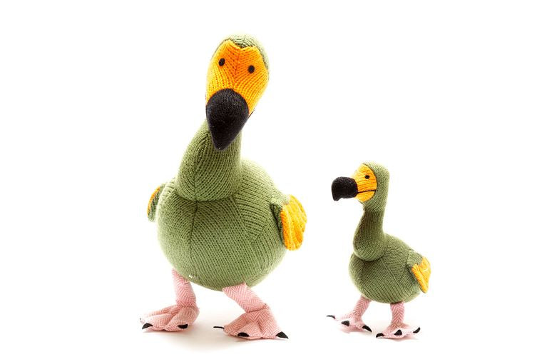Best Years Ltd Knitted Green Dodo Toy