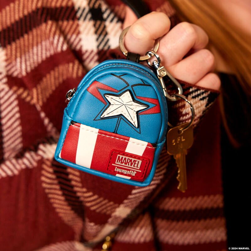 Loungefly Marvel Avengers mini backpack keychain mystery box