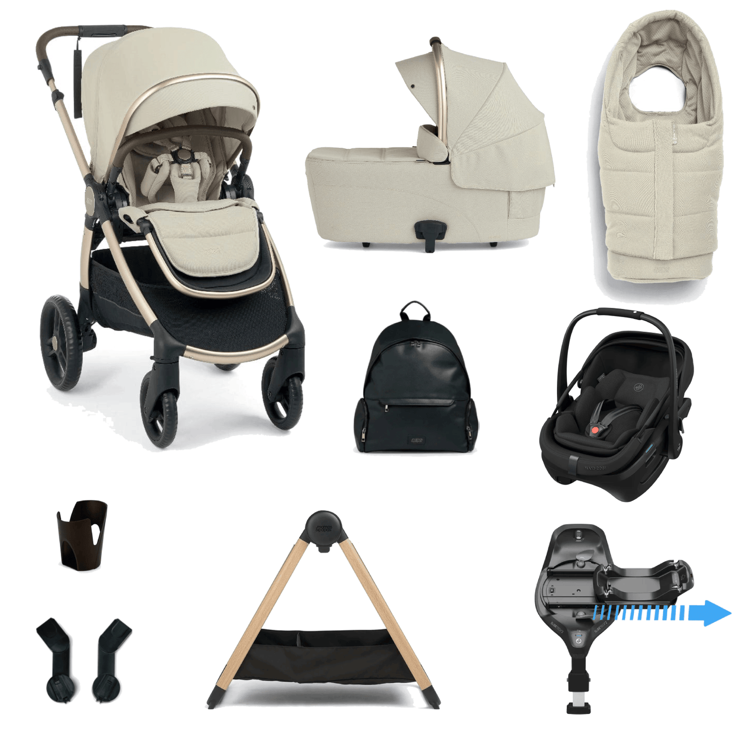 Mamas & Papas Ocarro 2 (Coral Slide Pro) Travel System - Shell