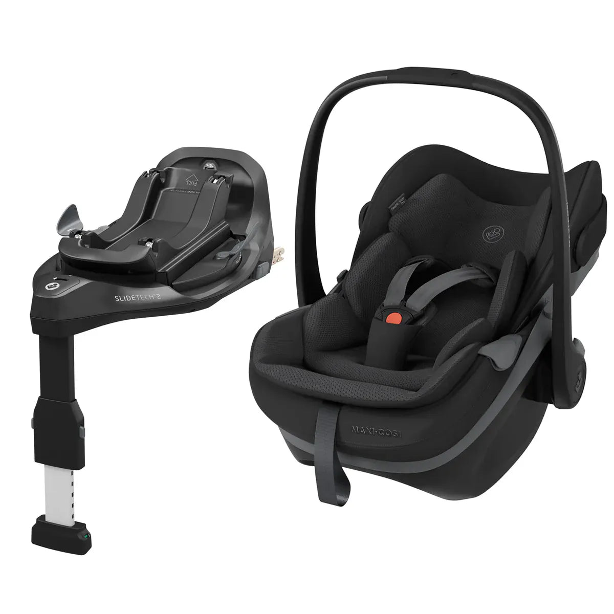 Maxi Cosi Pebble Slide Pro Car Seat and Base - Black Onyx