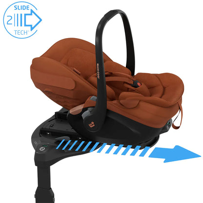 Maxi Cosi Pebble Slide Pro Car Seat and Base - Copper Terra
