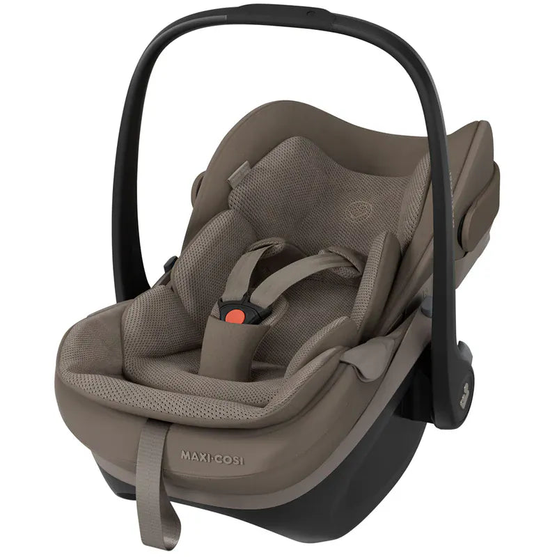 Maxi Cosi Pebble Slide Pro Car Seat and Base - Oak Truffle
