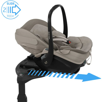 Maxi Cosi Pebble Slide Pro Car Seat and Base - Sapphire Sand