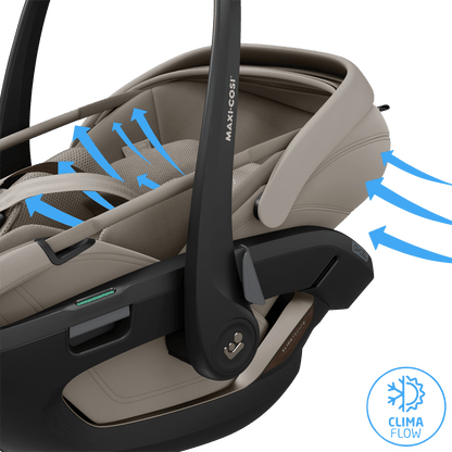 Maxi Cosi Fame (10 Piece) Ultimate Family Travel System - Sapphire Sand