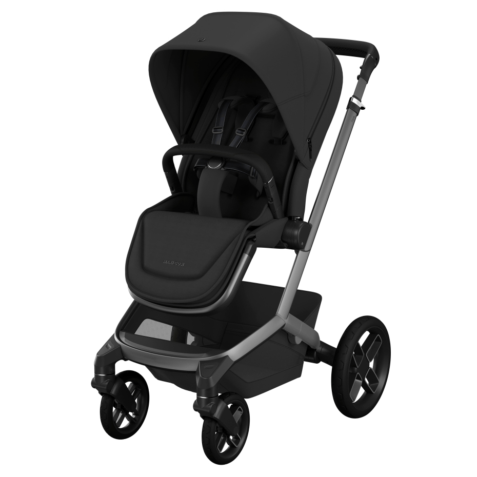 Maxi Cosi Fame (10 Piece) Ultimate Family Travel System -  Black Onyx