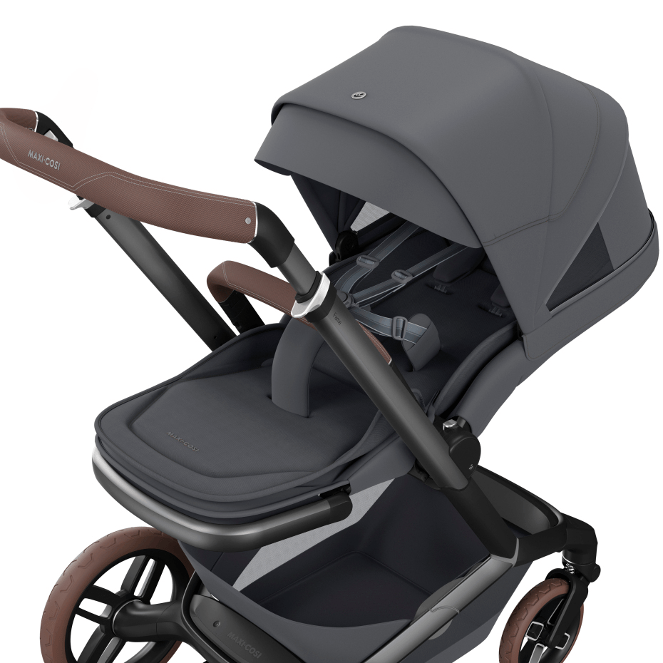 Maxi Cosi Fame (10 Piece) Ultimate Family Travel System - Moon Graphite