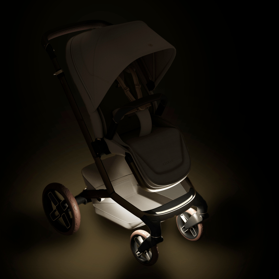 Maxi Cosi Fame (10 Piece) Ultimate Family Travel System - Sapphire Sand