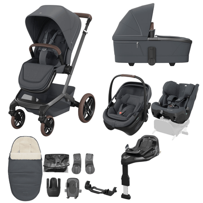Maxi Cosi Fame (10 Piece) Ultimate Family Travel System - Moon Graphite