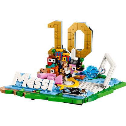 LEGO Icons Lionel Messi Football Highlights Building Set