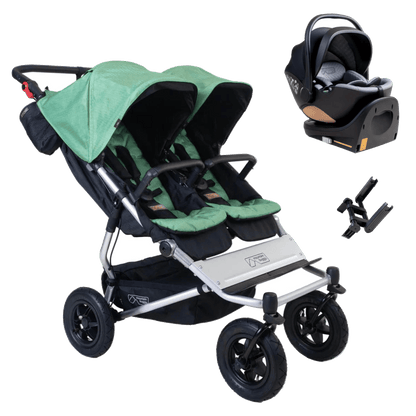 Mountain Buggy Duet Car Seat Bundle - Matcha
