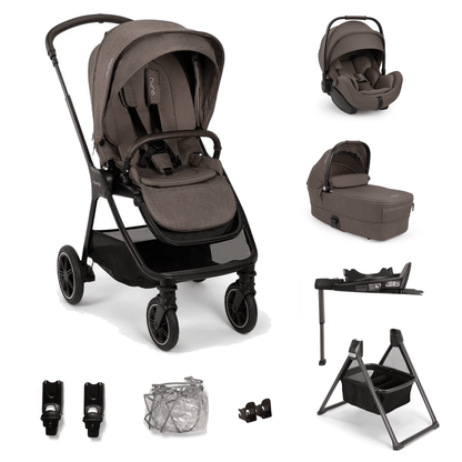 Nuna TRIV Next (ARRA Flex) Complete Travel System - Chestnut