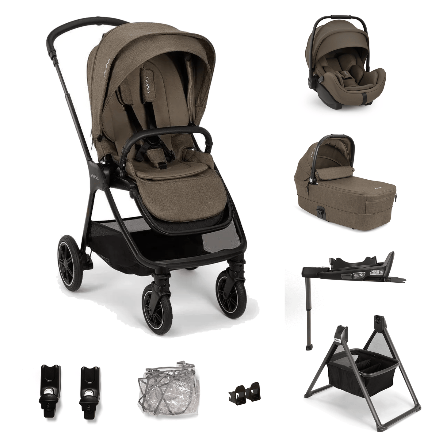 Nuna TRIV Next (ARRA Flex) Complete Travel System - Pistachio