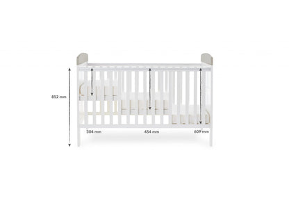 OBaby Grace Inspire Cot Bed - Guess How Much I Love You, Scribble