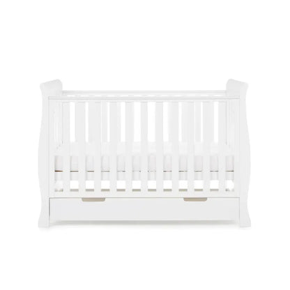Obaby Stamford Mini Sleigh Cot Bed - White