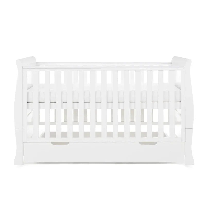 Obaby Stamford Classic Sleigh (2 Piece) Room Set - White