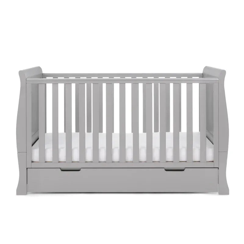 Obaby Stamford Classic Sleigh (3 Piece) Room Set - Warm Grey